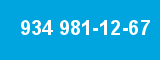 934 981-12-67 934 981-12-67